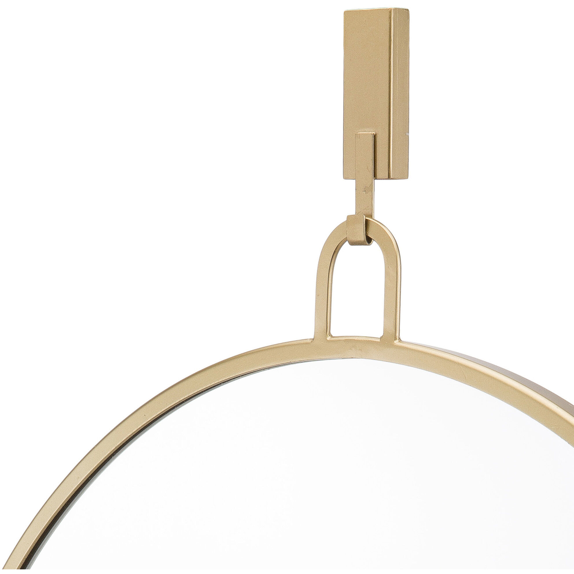 Stopwatch 33.25 X 30 inch Gold Accent Mirror, Varaluz Casa