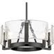Aenon 16.5 inch 60.00 watt Matte Black Chandelier Ceiling Light