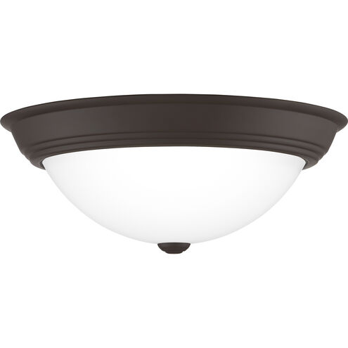 Erwin 3 Light 15 inch Old Bronze Flush Mount Ceiling Light