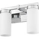 Danica 2 Light 11.75 inch Chrome Bath Vanity Light Wall Light