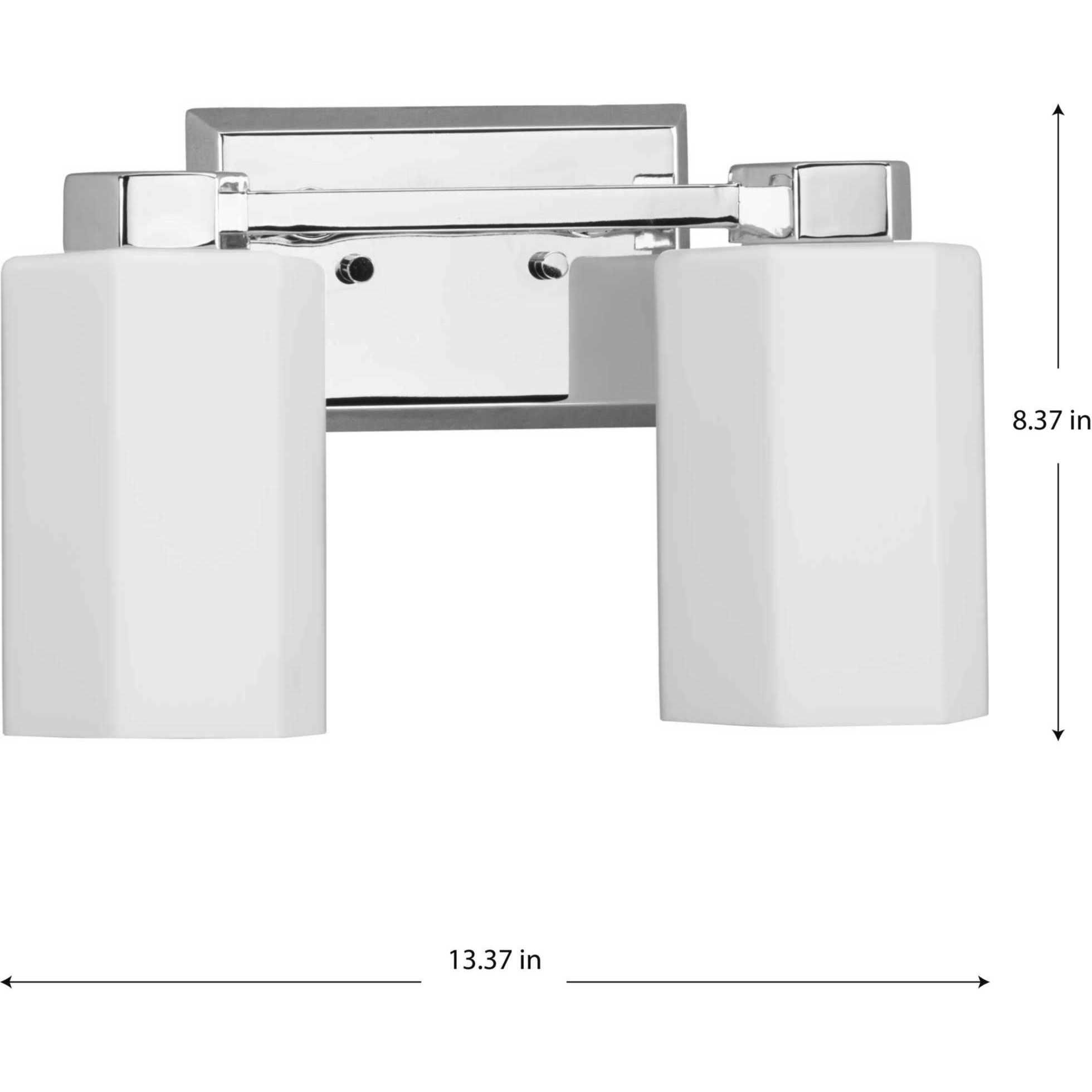 Estrada 2 Light 13.37 inch Polished Chrome Bathroom Vanity Light Wall Light