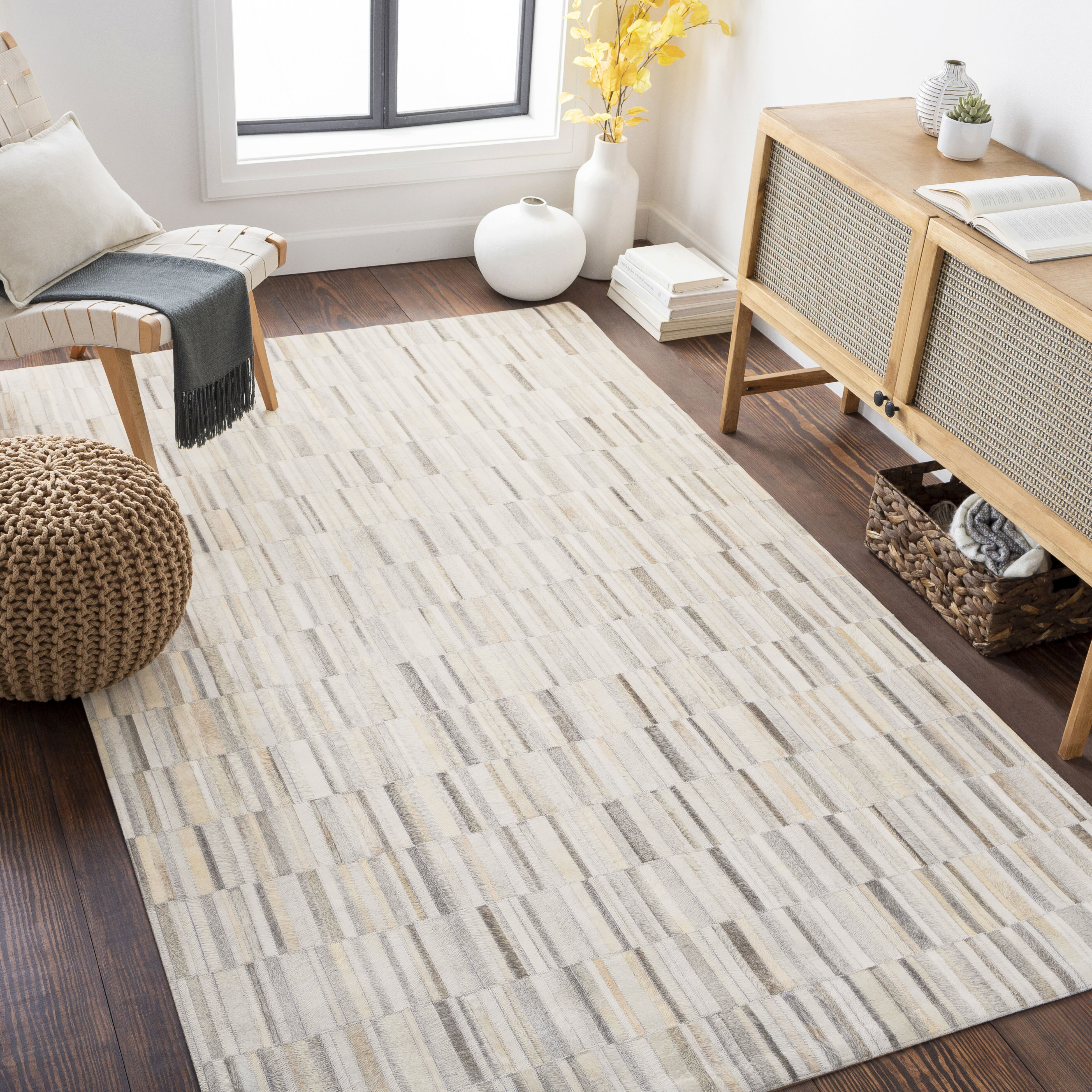 Outback 36 X 24 inch Light Beige Rug in 2 x 3, Rectangle