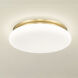 Soleil 1 Light 20 inch Modern Gold Flush Mount Ceiling Light