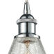 Ballston Conesus LED 6 inch Polished Chrome Mini Pendant Ceiling Light, Ballston