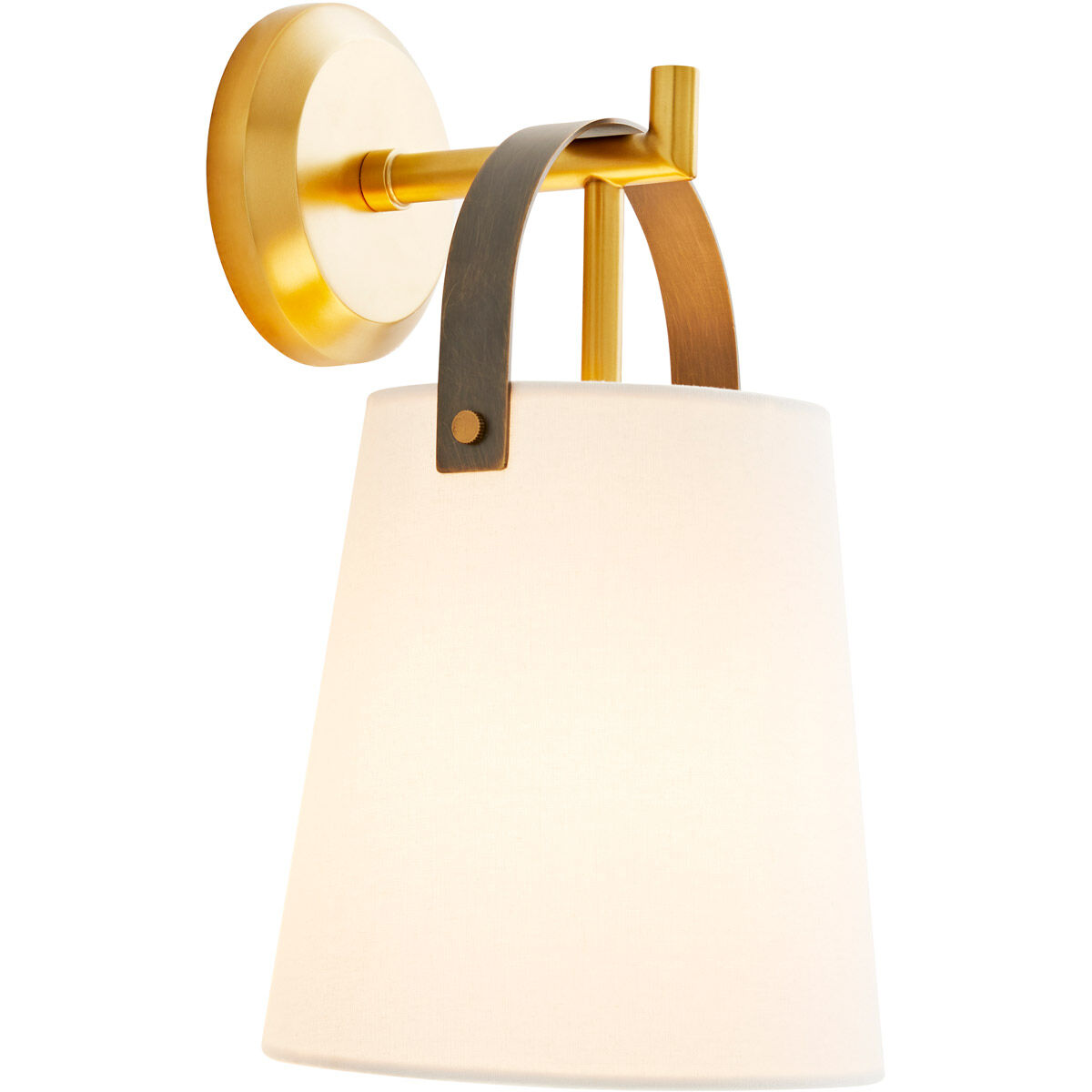 Ian 1 Light 8 inch Antique Brass Sconce Wall Light