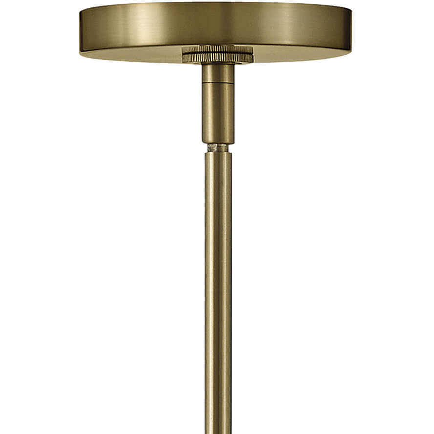 Millie LED 24 inch Lacquered Brass Chandelier Ceiling Light