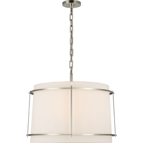Carrier and Company Callaway LED 24.5 inch Polished Nickel Hanging Shade Ceiling Light, Large