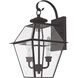 Westover 2 Light 16.5 inch Black Outdoor Wall Lantern