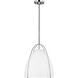 Sean Lavin Norman 1 Light 13.38 inch Chrome Pendant Ceiling Light