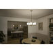Shailene 5 Light Natural Brass Chandelier Ceiling Light, 1 Tier, Medium