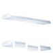 Economy Narrow Wrap 2 Light 7 inch White Low Profile Wrap Ceiling Light