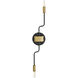 Austen 2 Light 5.25 inch Black with Lacquered Brass Sconce Wall Light