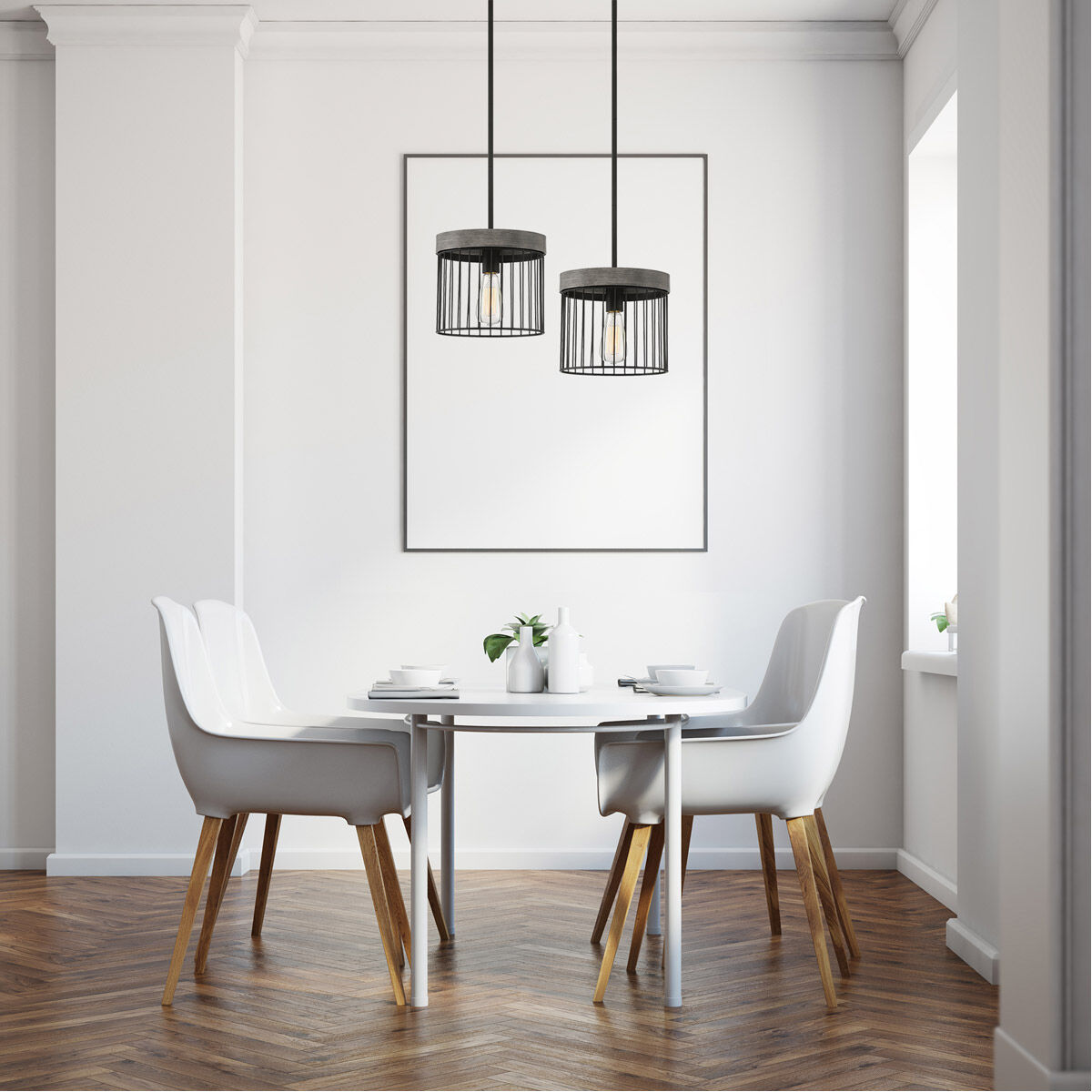 Aster 1 Light 10 inch Matte Black Pendant Ceiling Light