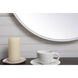 Eternity 21 X 21 inch White Wall Mirror