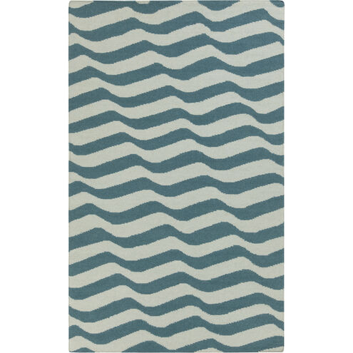 Sheffield Market 63 X 39 inch Teal, Sage Rug