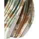 Camouflage 11.5 X 11.25 inch Vase, Medium