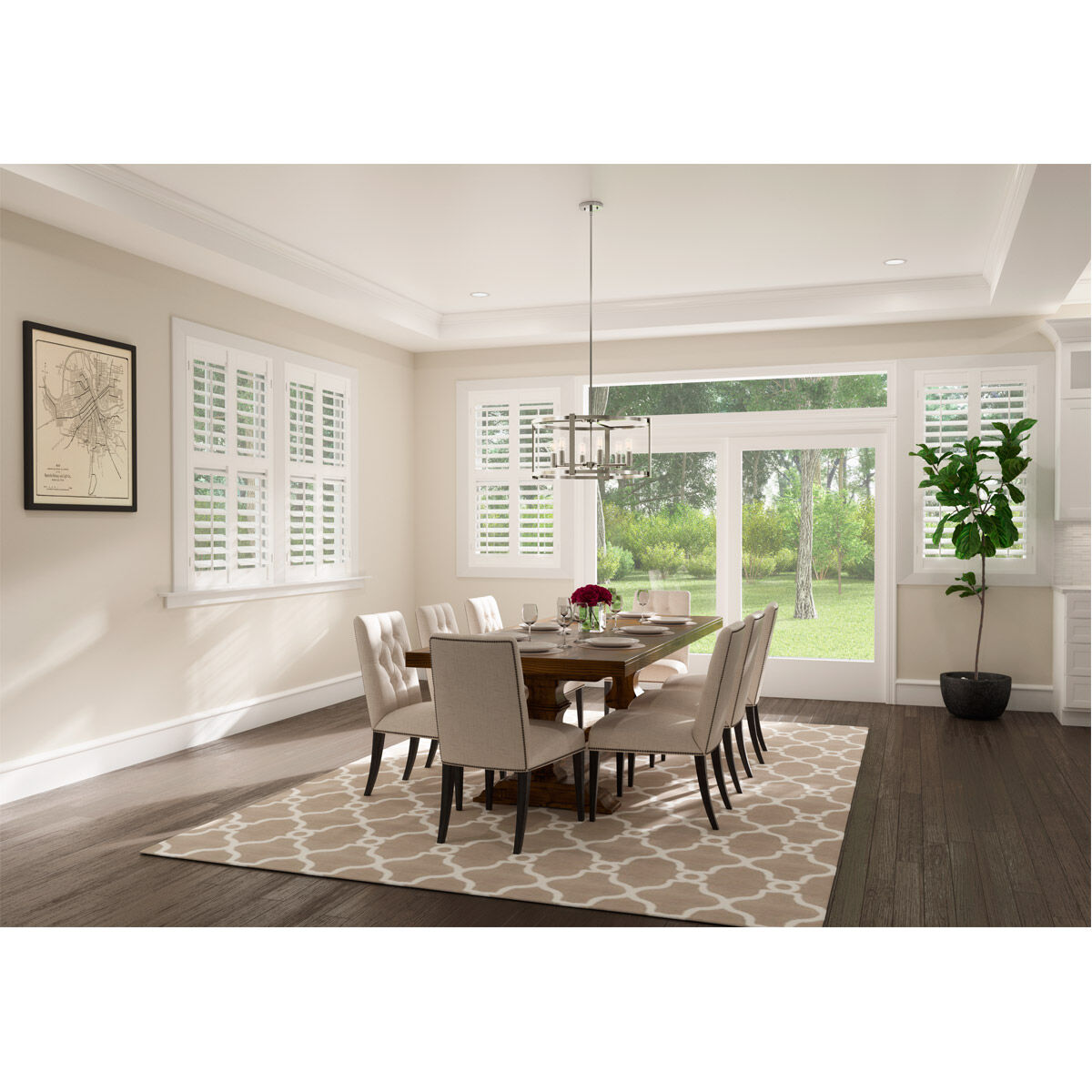 Astwood 6 Light 26 inch Polished Nickel Chandelier Ceiling Light