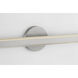 Drew & Jonathan Colt 1 Light 30 inch Brushed Nickel Bath Vanity Wall Light