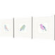 Conversation Birds Multi and Pink and Blue and Green Framed Art, Propac
