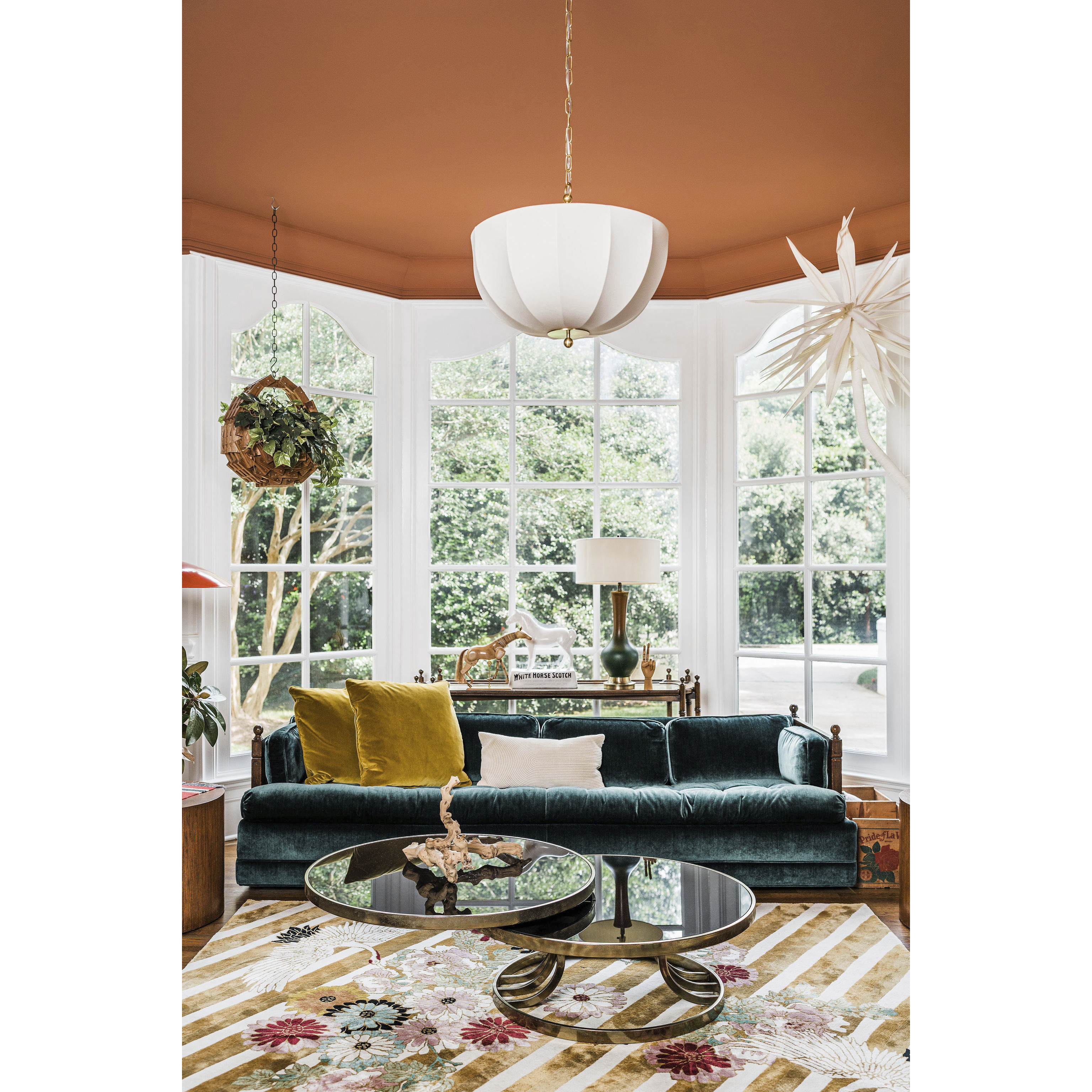 Meshelle 1 Light 20.25 inch Aged Brass Pendant Ceiling Light