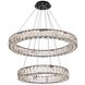 Monroe 2 Light 28 inch Black Chandelier Ceiling Light