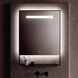 Castore 32 X 24 inch Black LED Lighted Mirror, Vanita by Oxygen