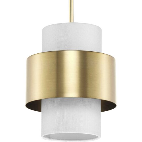Silva 1 Light 9.5 inch Brushed Bronze Pendant Ceiling Light, Design Series
