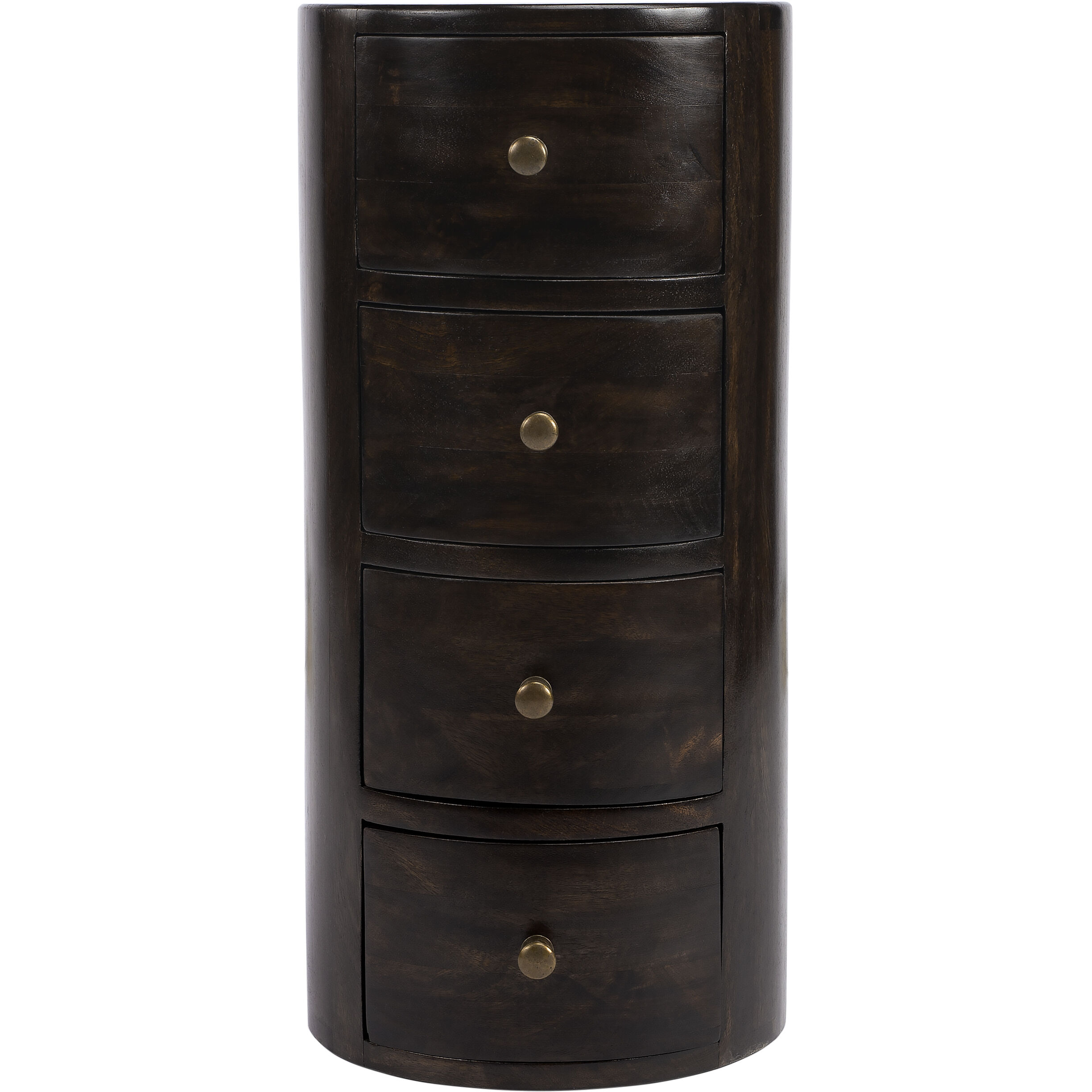 Liam Dark Brown Wood End or Side Table