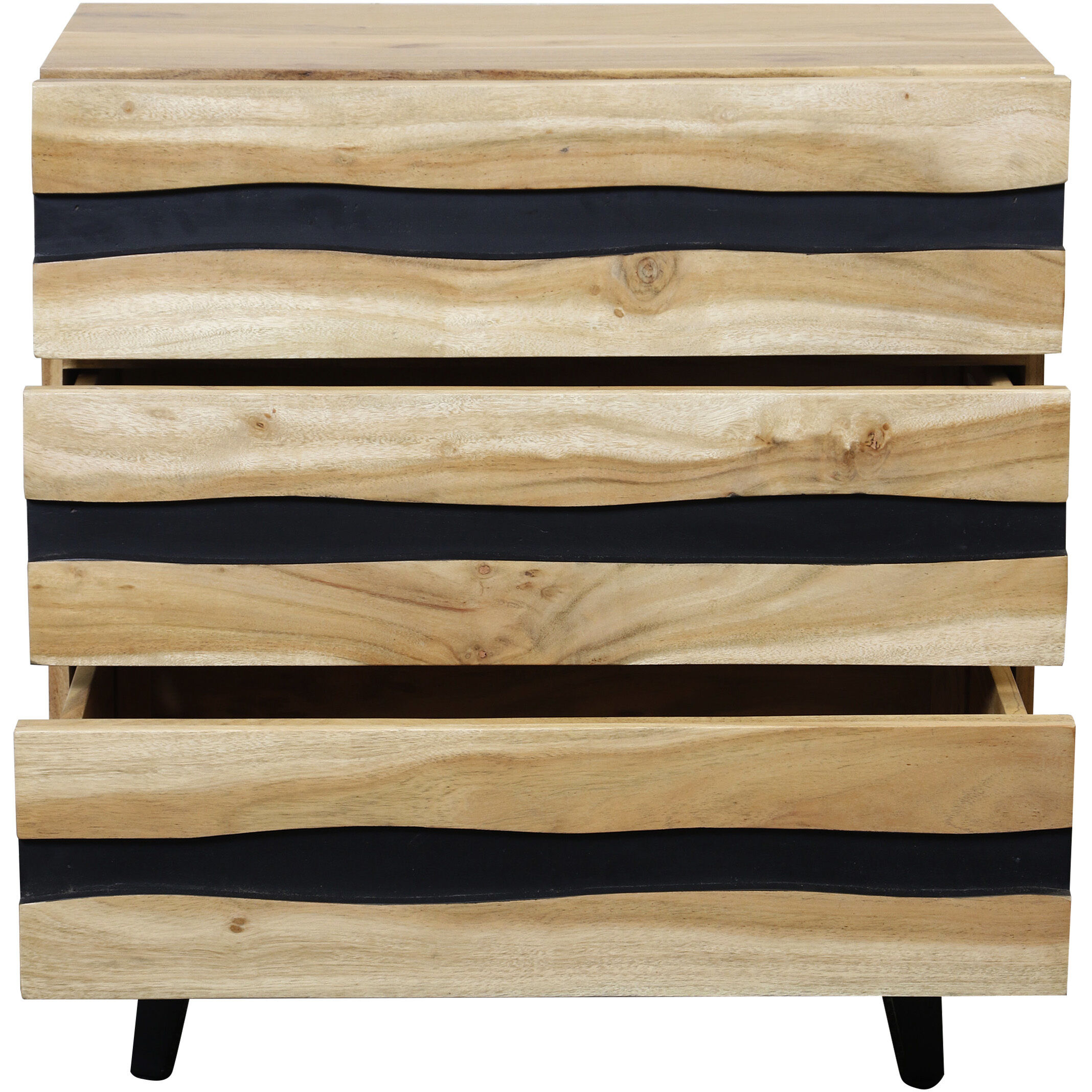 Cevilla Light Brown and Black Chest