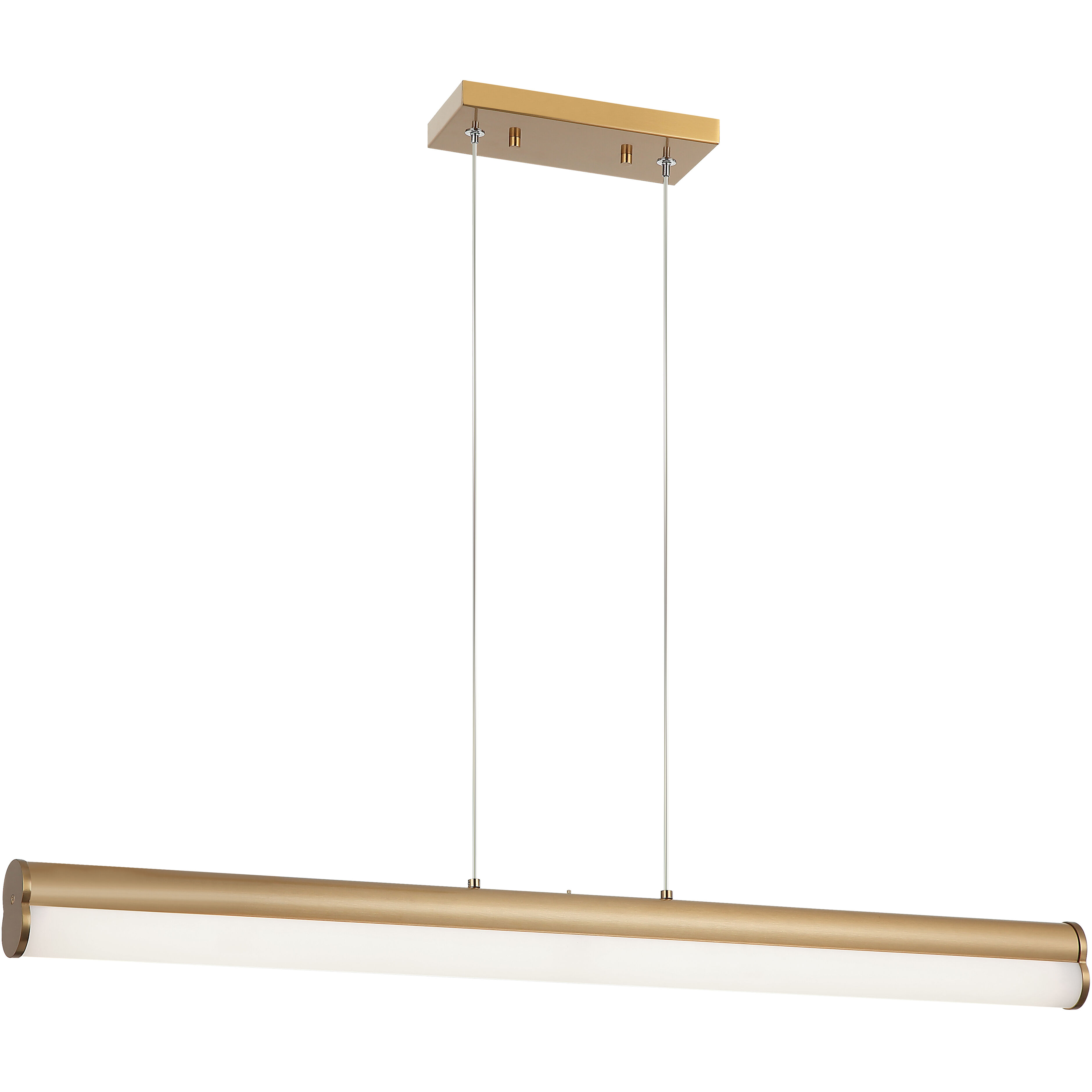Junction LED 32.63 inch Aged Gold Brass Pendant Ceiling Light