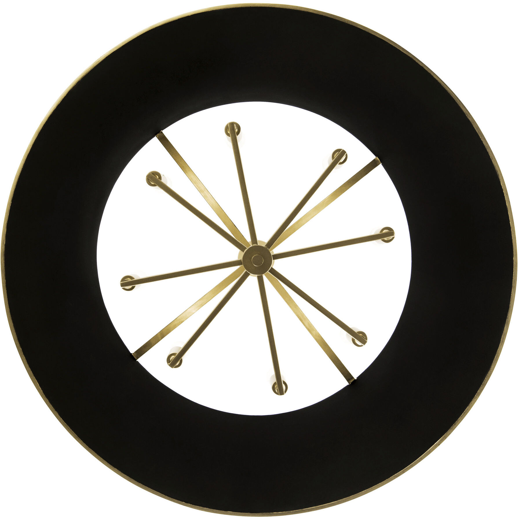 Coco 8 Light 32 inch Matte Black/French Gold Pendant Ceiling Light