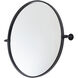 Everly 24 X 24 inch Black Mirror