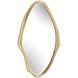 Aster 36 X 24 inch Antique Gold Mirror