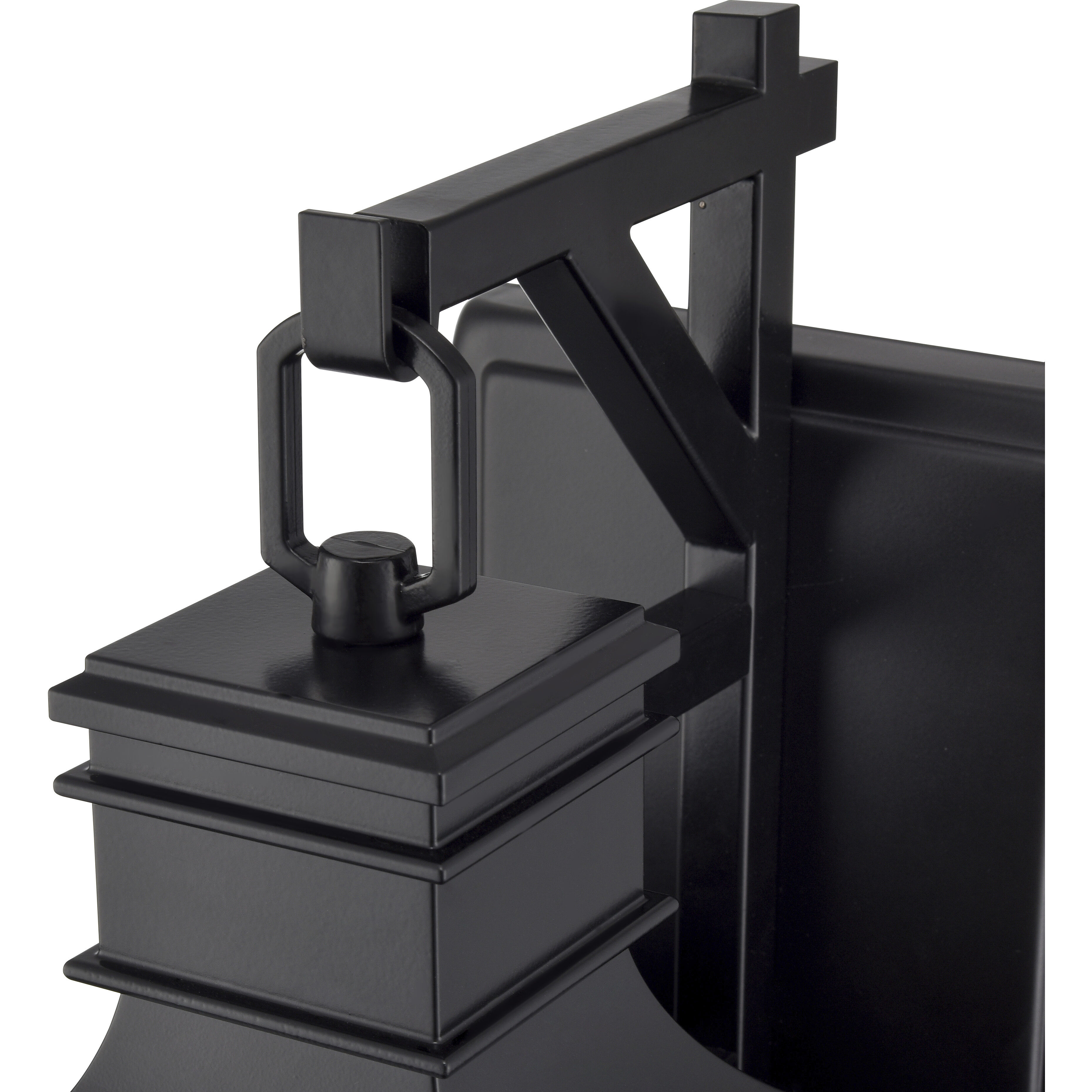Edenton 2 Light 17.75 inch Matte Black Outdoor Wall Sconce