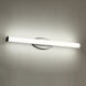 Mini Loft LED 24 inch Brushed Nickel Bath Vanity & Wall Light in 24in.