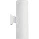 Sean Lavin Outdoor Cylinders 2 Light 18 inch Outdoor Textured White Outdoor Wall Lantern