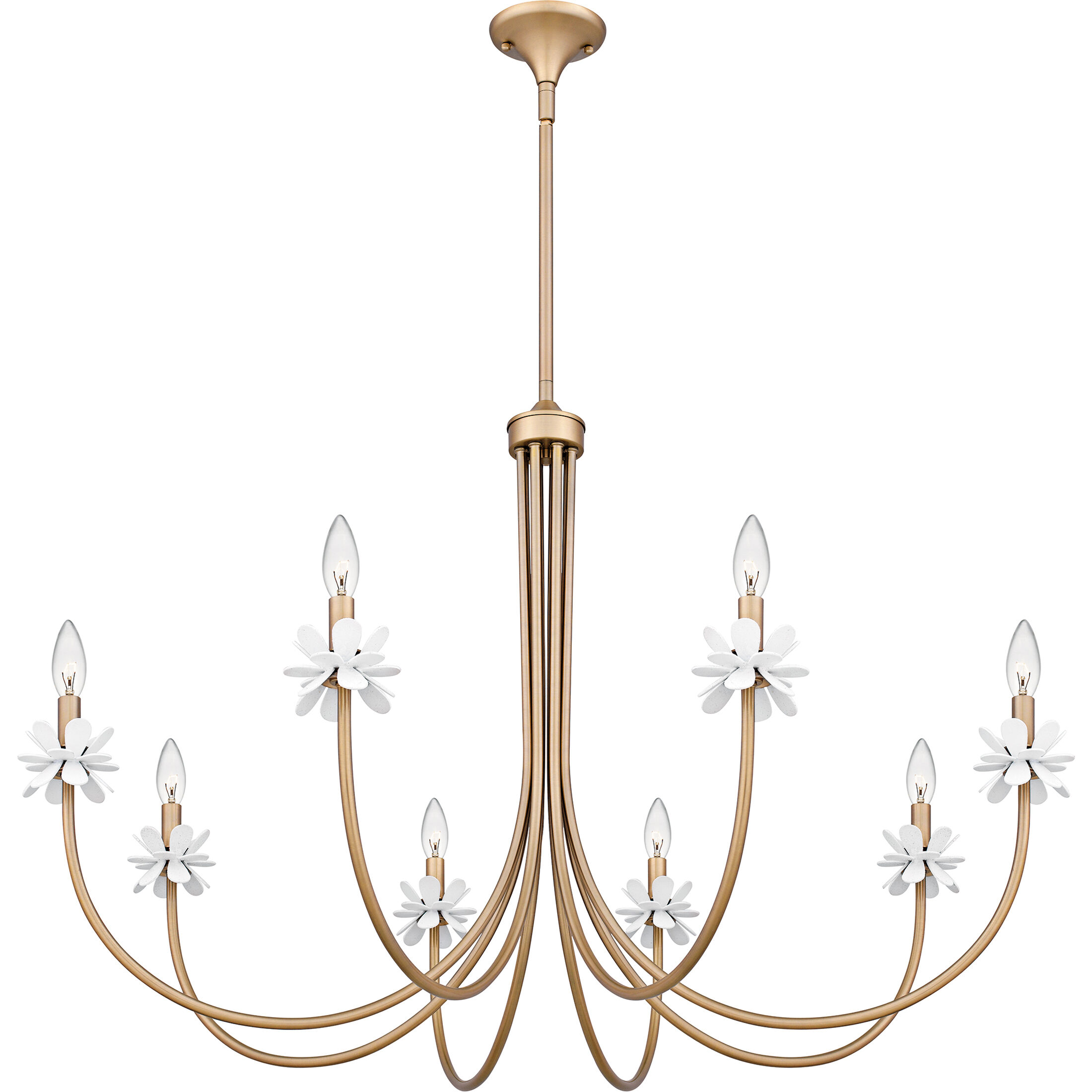 Remy 8 Light 42 inch Bronze Gold Chandelier Ceiling Light
