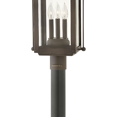 Heritage Anchorage LED 25 inch Light Oiled Bronze Outdoor Post Mount Lantern