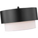 Counterpoint 1 Light 12 inch Matte Black Pendant Ceiling Light