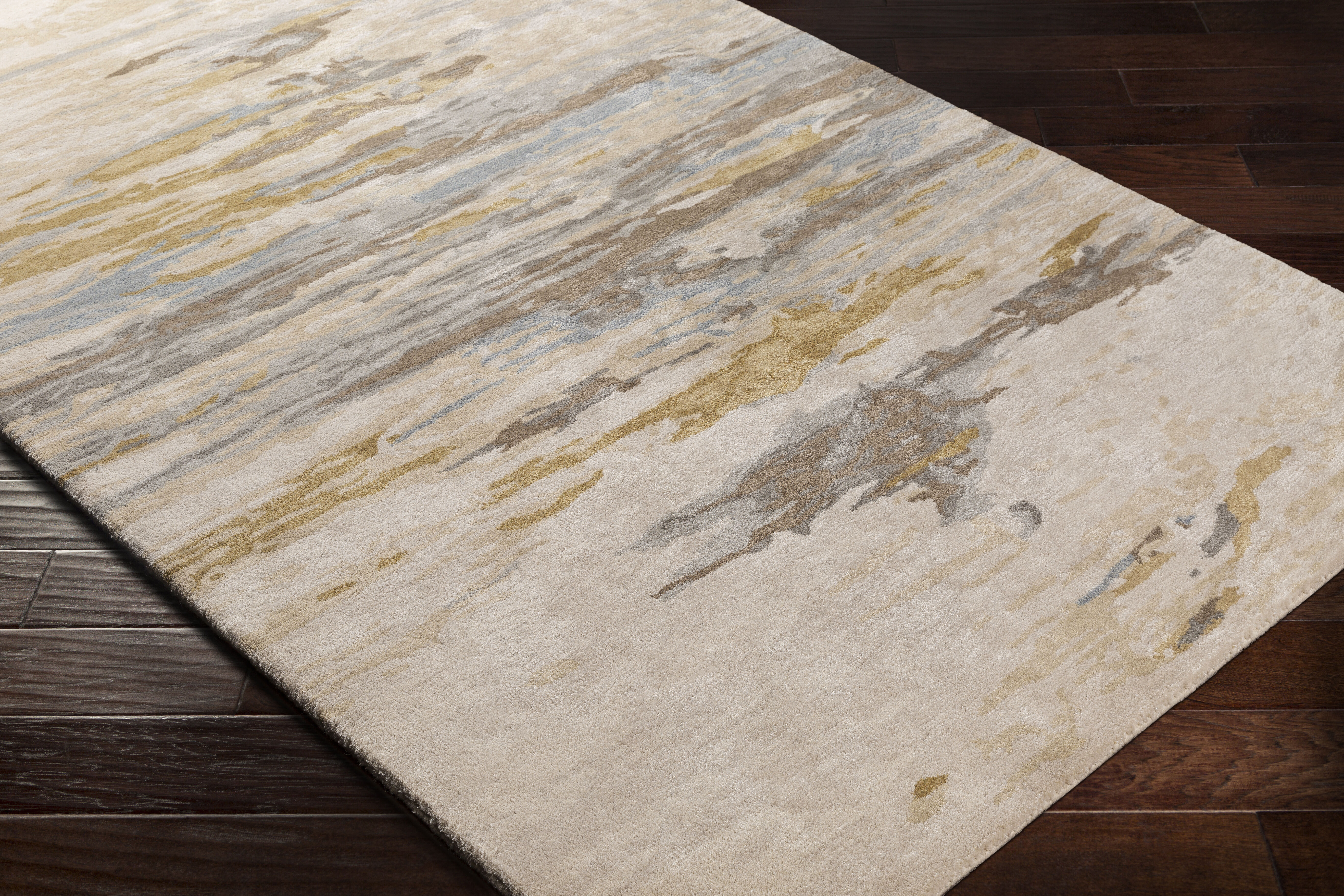 Kavita 72 X 72 inch Light Beige Rug in 6 Ft Round, Round