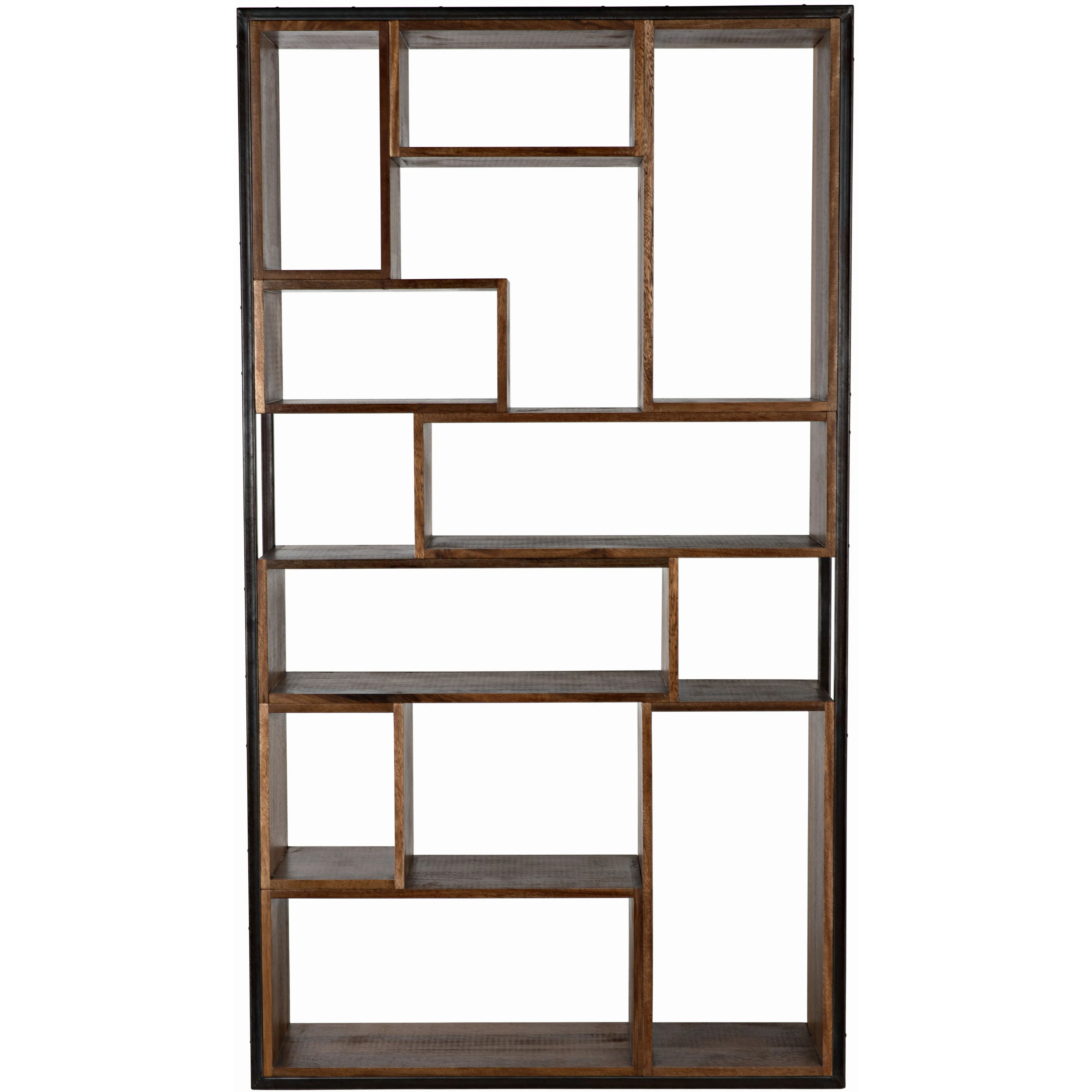 Bauhaus Dark Walnut Bookcase