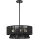 Florell 4 Light 20 inch Black Pendant Chandelier Ceiling Light
