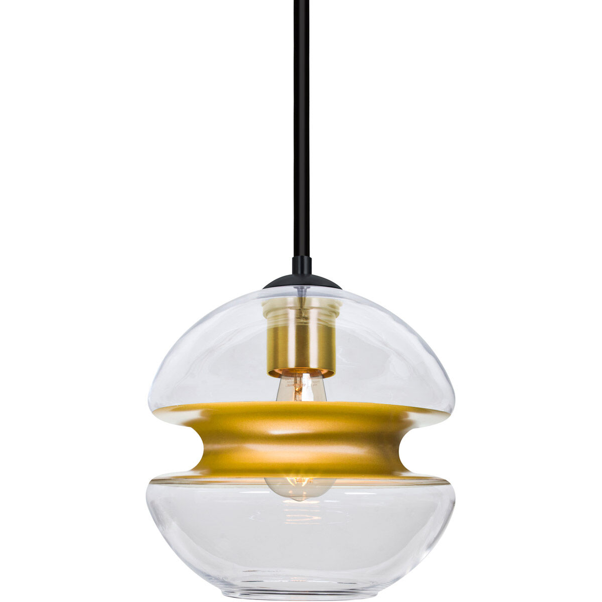 Hula 8 1 Light Black Pendant Ceiling Light
