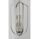 Provident 6 Light 15 inch Satin Nickel Chandelier Ceiling Light