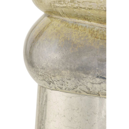 Milan 28 inch 150.00 watt Antique Mercury Ombre and Polished Nickel Table Lamp Portable Light