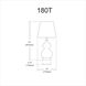 Transitional 19 inch 60.00 watt White Decorative Table Lamp Portable Light