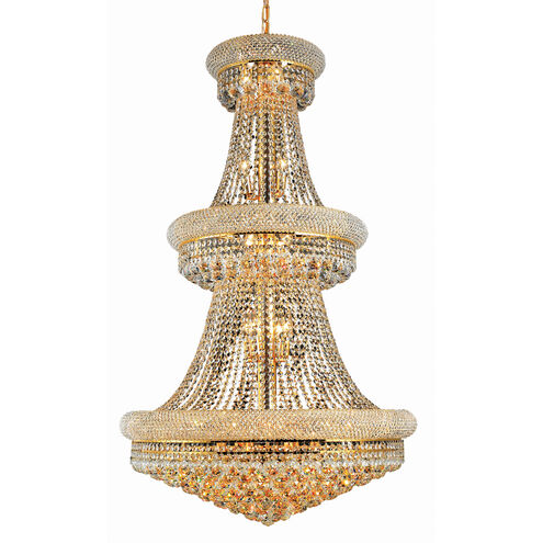 Primo 32 Light 30 inch Gold Foyer Ceiling Light in Royal Cut