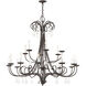 Daphne 18 Light 42 inch English Bronze Grande Foyer Chandelier Ceiling Light