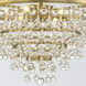 Calypso 6 Light 20 inch Vibrant Gold Chandelier Ceiling Light
