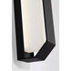 Lakemont LED 5 inch Textured Black Outdoor Wall Lantern